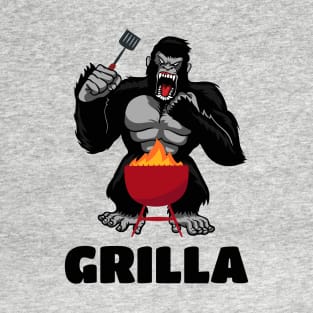 Funny BBQ Gorilla T-Shirt